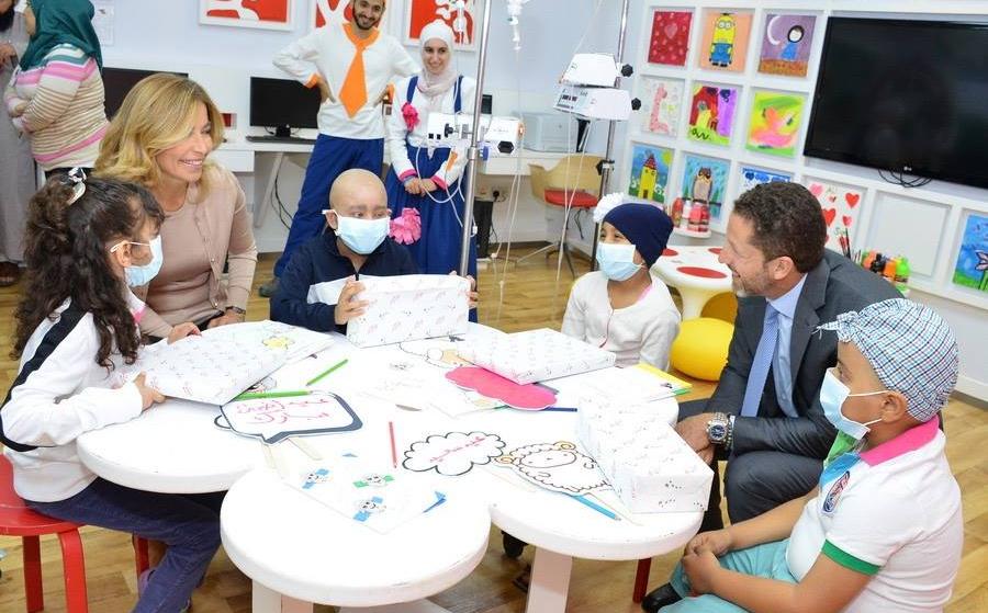 HRH Princess Ghida Talal Distributes Gifts to KHCC Pediatric Patients on the Occasion of Eid al Adha